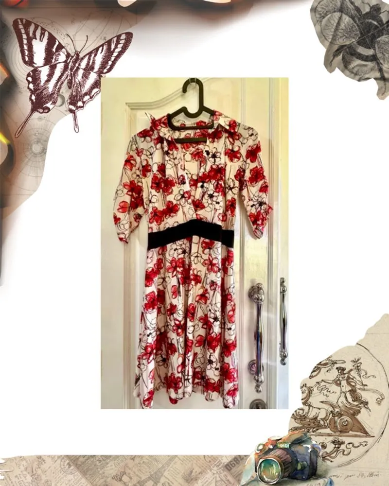 Red Flower Dress photo 1