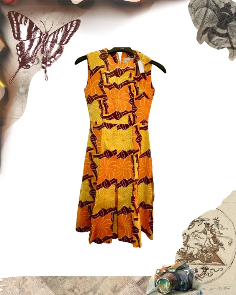 Orange Yellow Dress photo 1