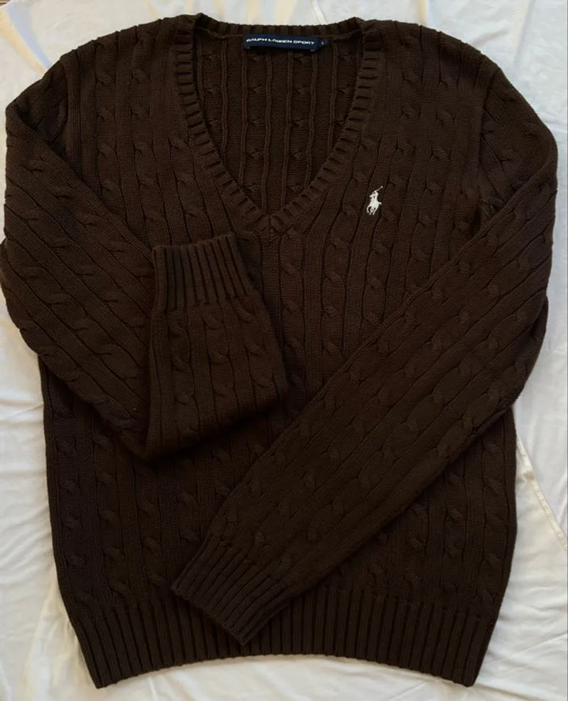 Polo Ralph Lauren Knit Cable — brown photo 1