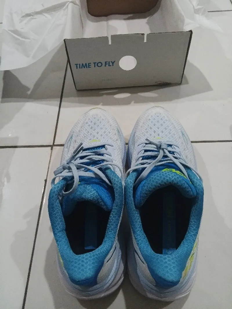 Hoka running ice blue photo 1