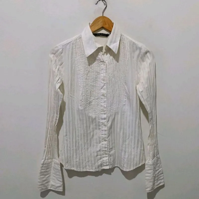 ZARA WOMAN Striped Shirt photo 1