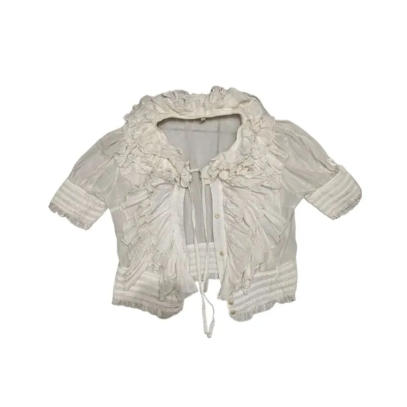 victorian ruffle bolero photo 1