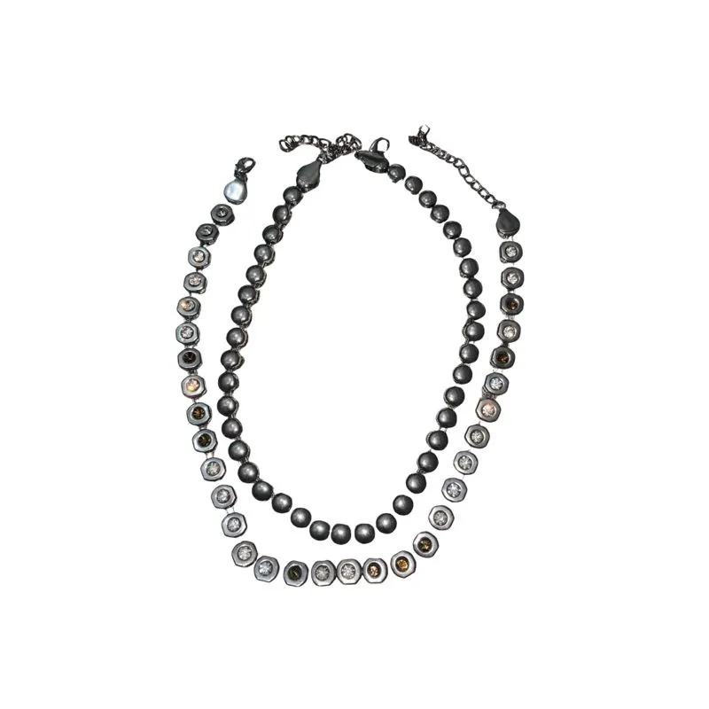 silver necklace photo 1