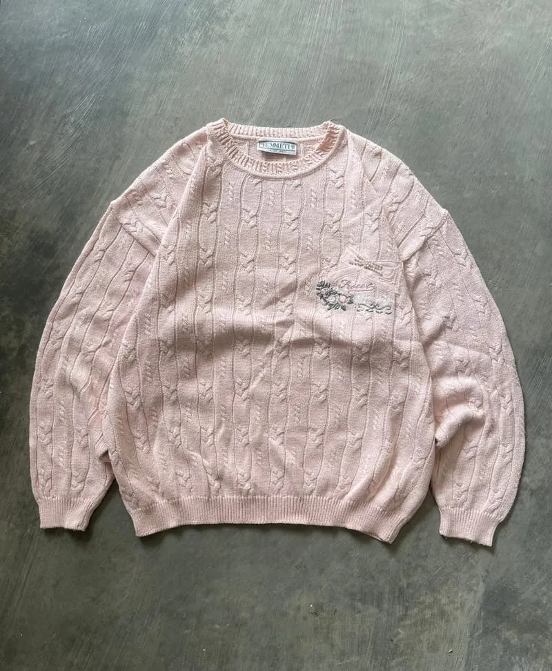 Vintage Sweater Wanita pink photo 1