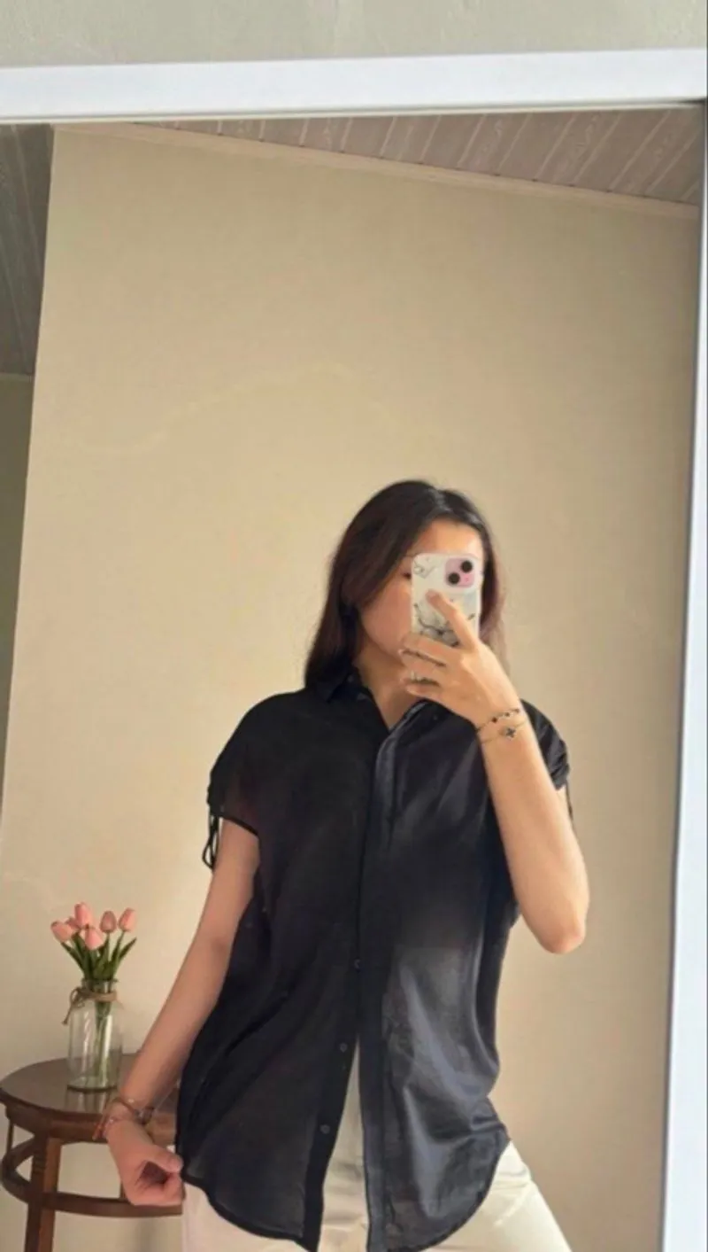 H&M black shirt  photo 1