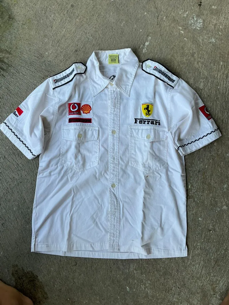 Workshirt ferrari vintage photo 1