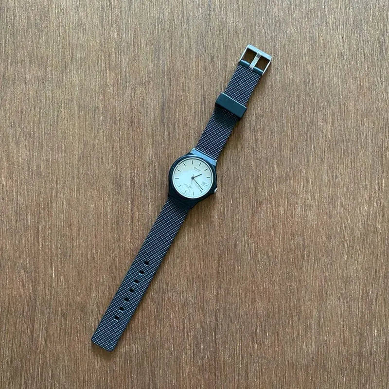 Casio Minimalist Casual Wanita white black photo 1