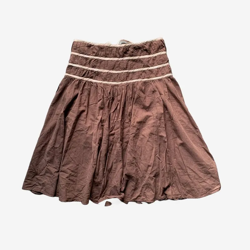 Casual Skirt Wanita brown photo 1