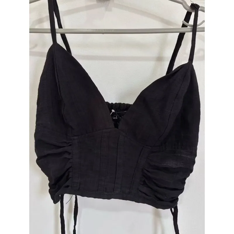bamboo blonde linen top photo 1
