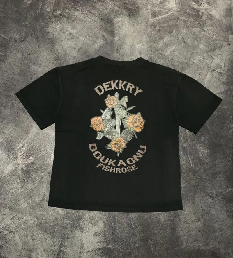 Unknown Brand Boxy Backhit Logo Tee Black photo 1