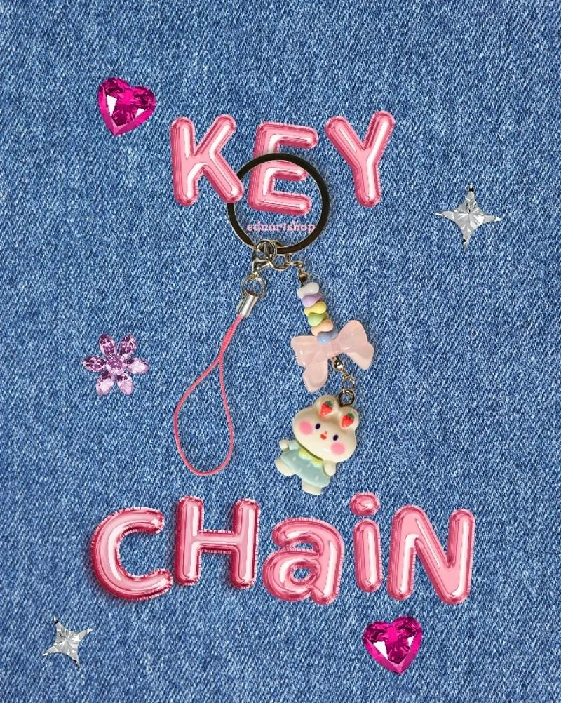 Keychain Phone Strap Bagcharm Pita Cute Kawaii photo 1
