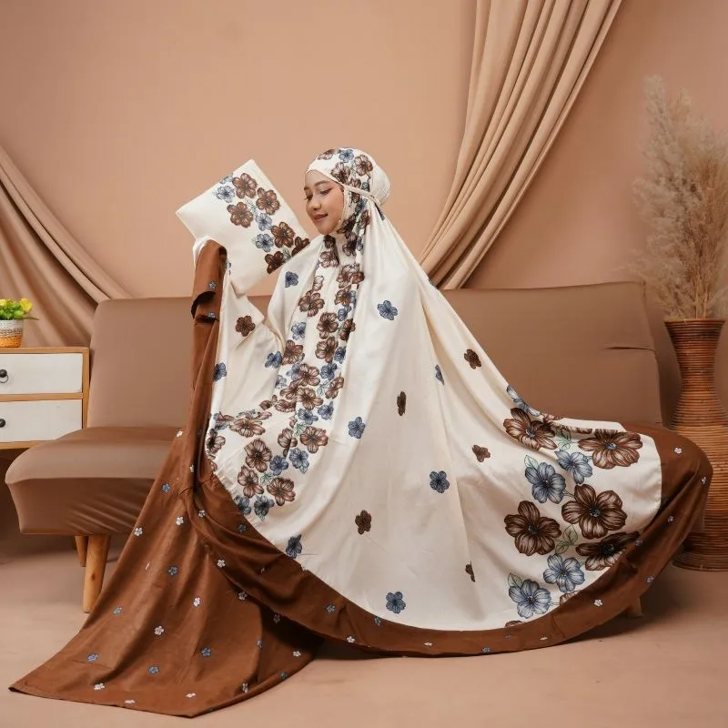 Mukena flora Premium rayon Jumbo size  *Harga 💰147k* photo 1