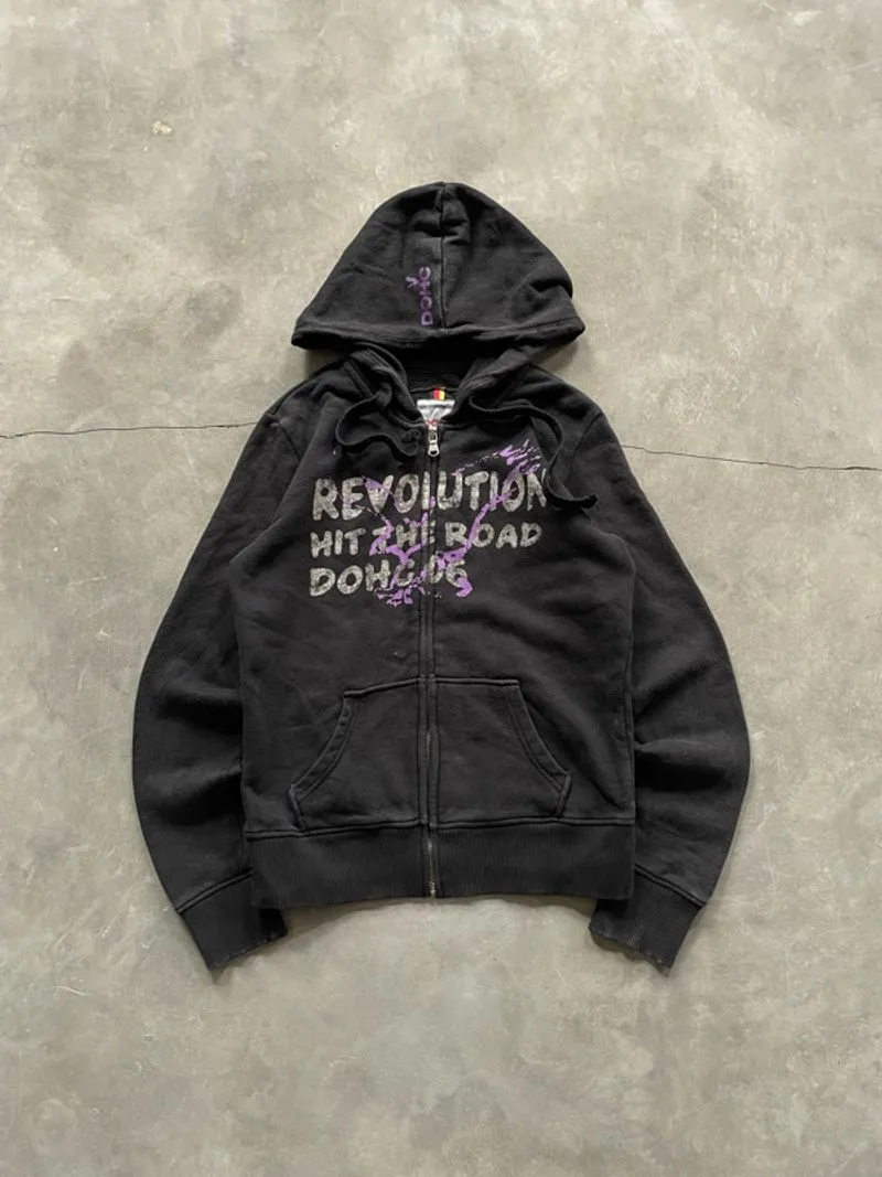 2000’s - Grunge Zip Hoodie DOHC Japan Y2k Goth Grunge vkei  photo 1