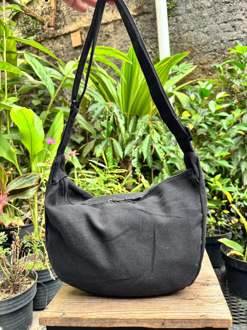 Sling Bag Kanvas Wanita SlingBag Kanvas Pria Tas Selempang photo 1