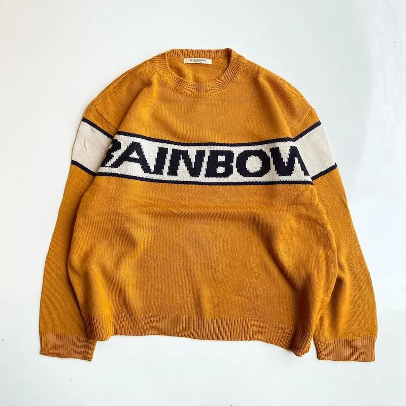 W.H COMPANY RAINBOW KNITWEAR SWEATER | RAJUT | OUTERWEAR | X photo 1