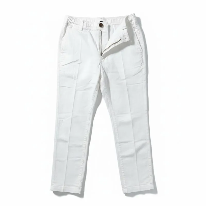 Giordano Linen Ankle Pants | Size S White photo 1