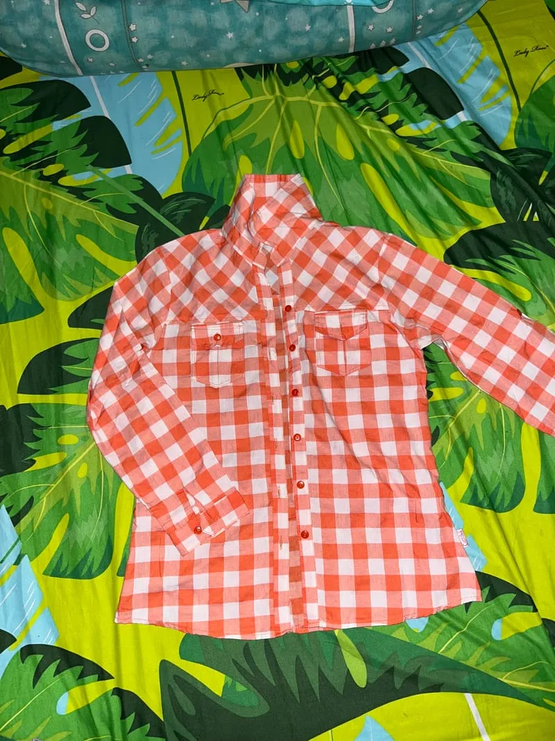 Casual Shirt Wanita orange photo 1