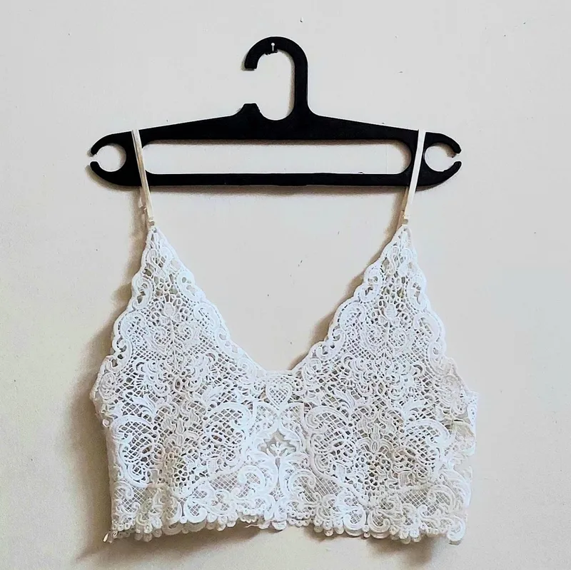 Bralette Wanita white cream photo 1
