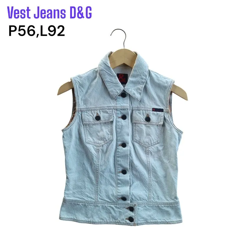 Dolce & Gabbana Denim Vest photo 1