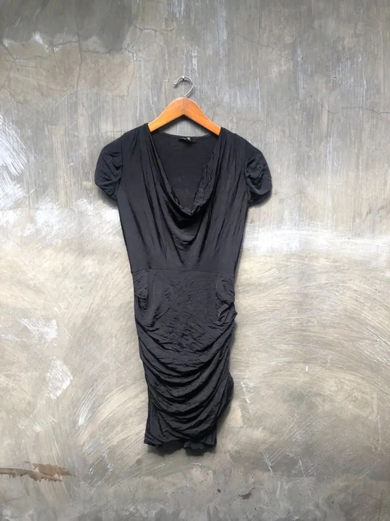 Elisabetta Franchi Women Black Midi Dress photo 1