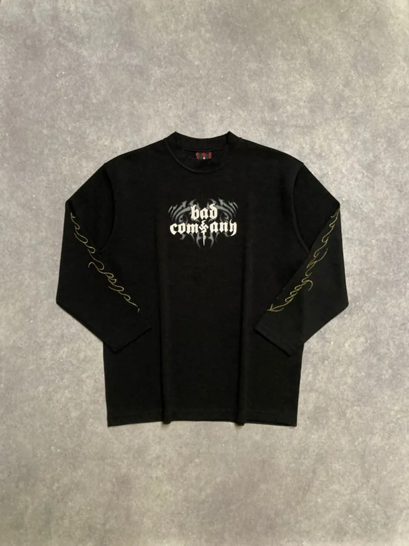 Vintage Bad Company Black Tribal Longtshirt photo 1