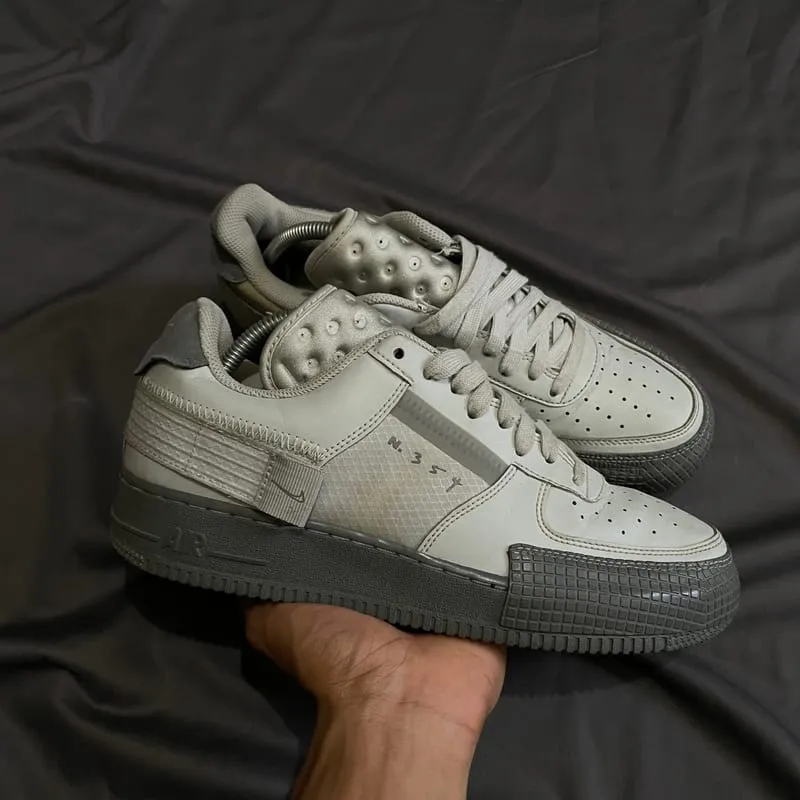 Nike Air Jordan Cosplay Casual Sneakers Pria gray photo 1