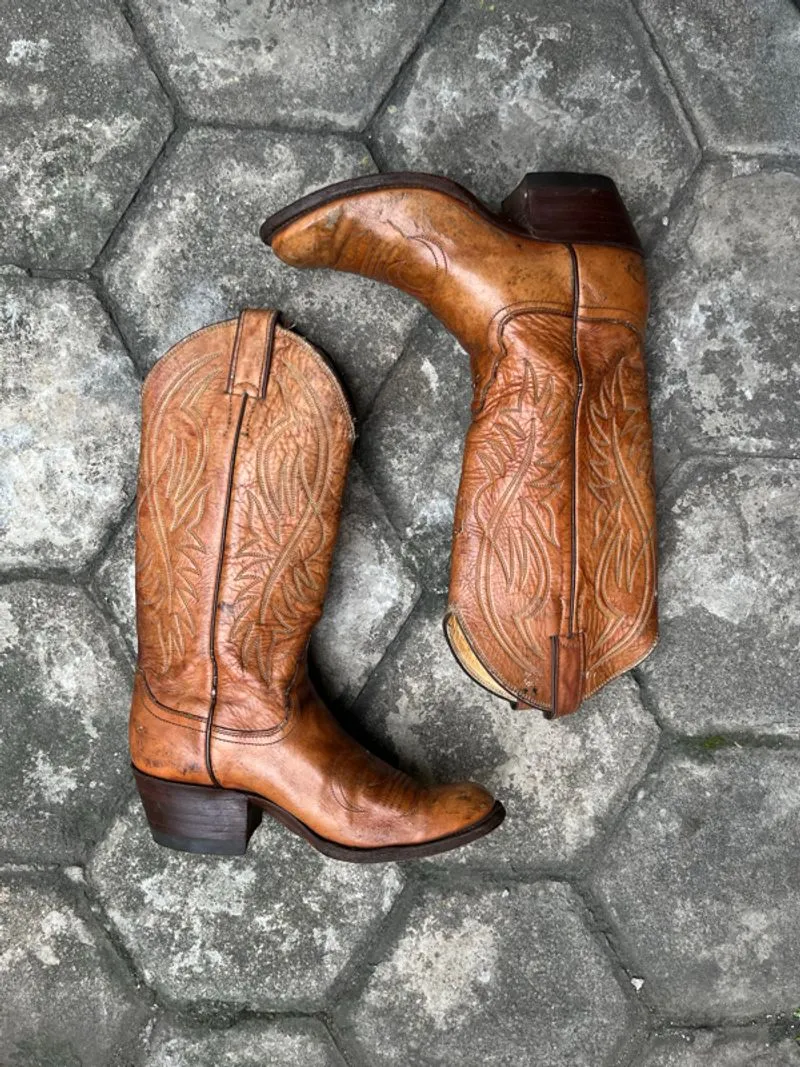 Vintage 1981 JUSTIN Western/Cowboy Boots  photo 1