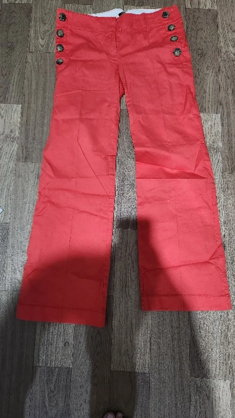 Celana pink salmon sailor pants Loft photo 1