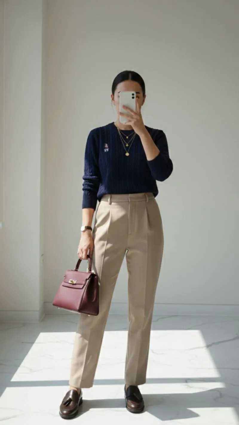 Sweater Kepang Beruang Navy photo 1