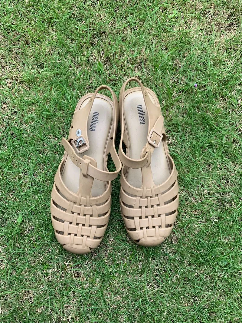 Melissa Casual Flat Wanita tan photo 1
