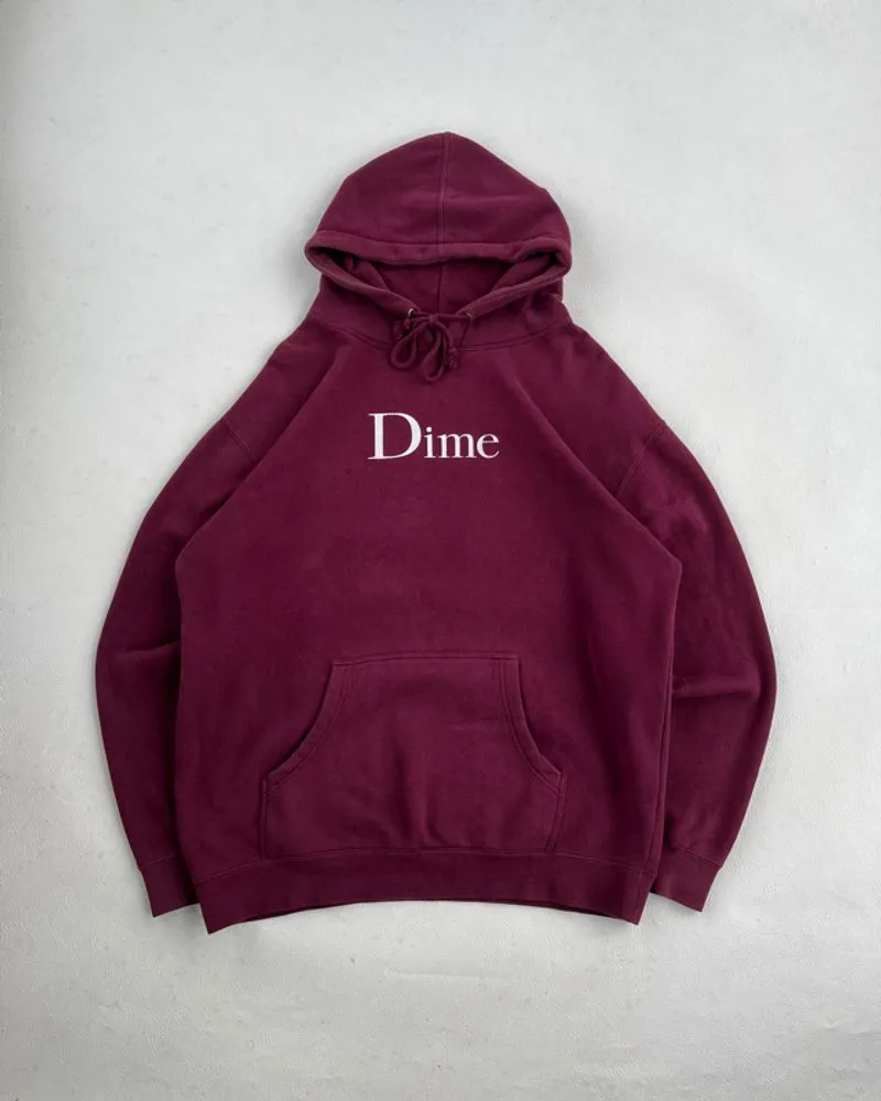 Hoodie dime mtl maroon photo 1