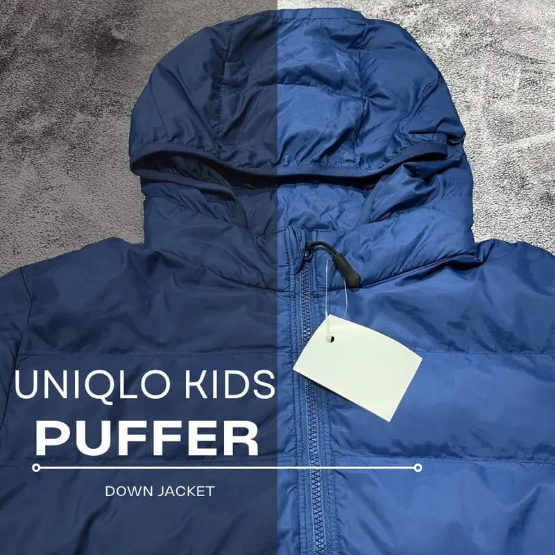Uniqlo Sportswear Casual Puffer jacket Pria blue photo 1
