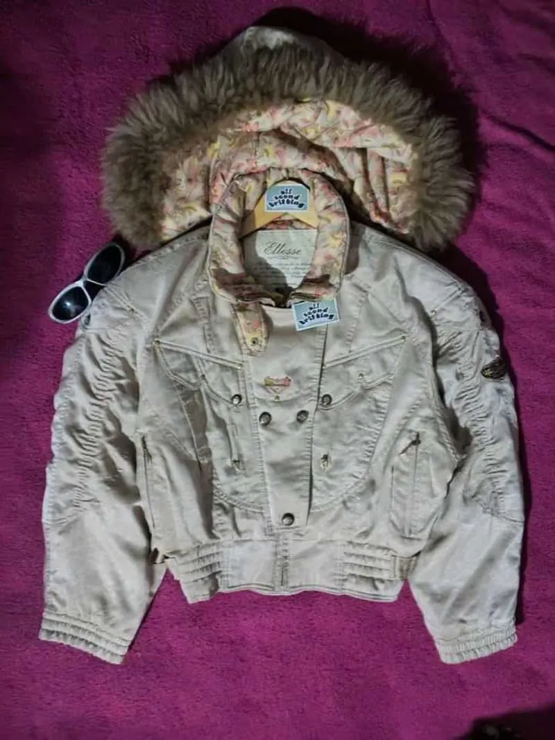 Vintage Pea coat Pria tan photo 1
