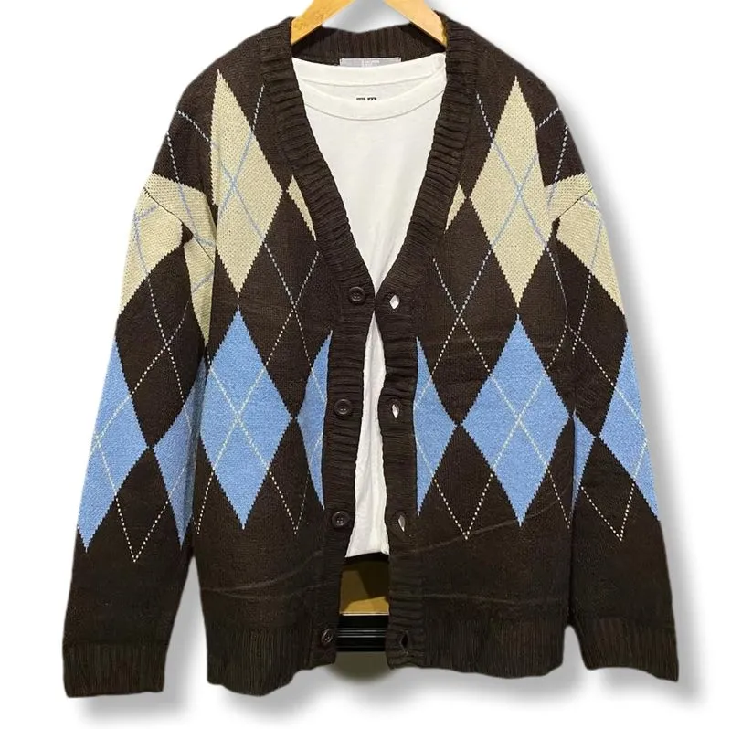 8SECONDS ARGYLE MOTIVE KNITWEAR SWEATER | RAJUT | OUTERWEAR  photo 1
