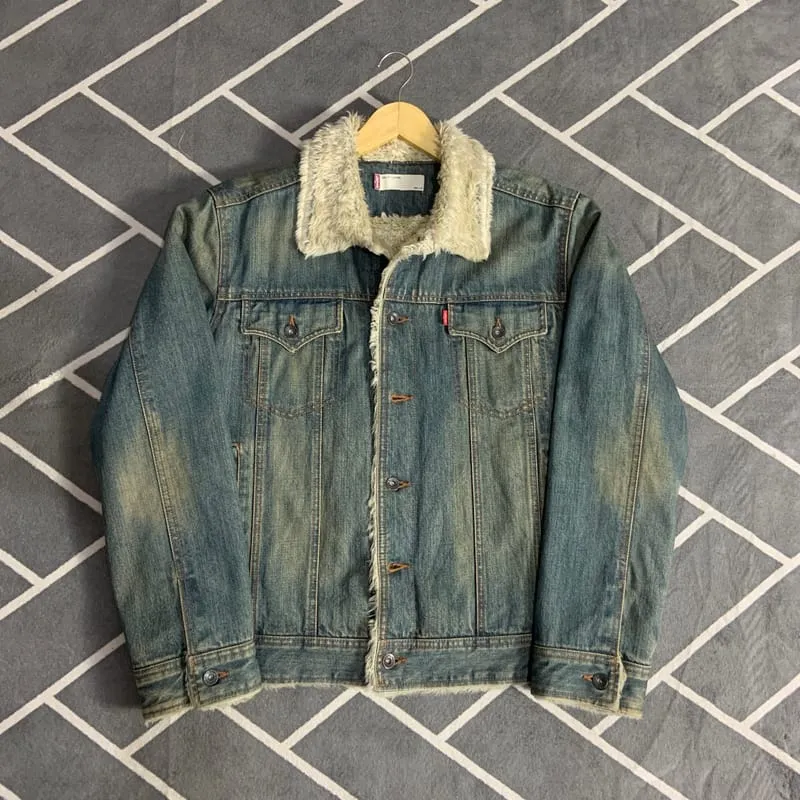 Levi's Reworked Denim jacket Pria blue photo 1