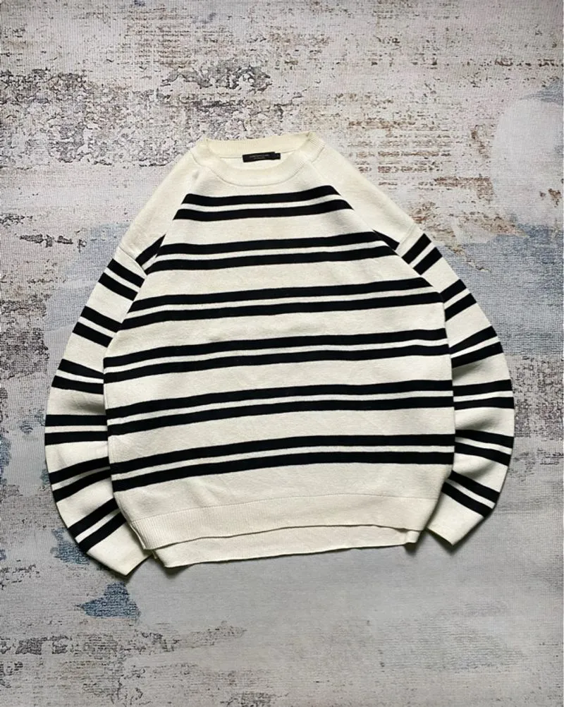 CONCEPTONE STRIPE KNIT SWEATER photo 1