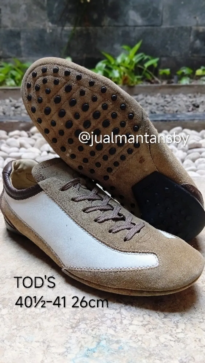TOD'S Brown Suede Sneakers Gommino photo 1