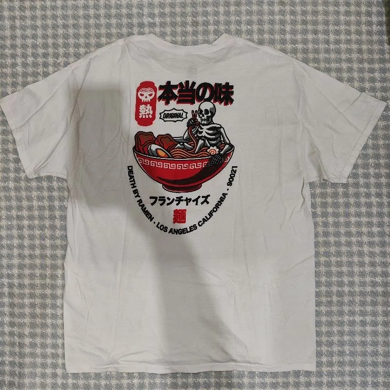 kaos ramen japan los angeles california size XL putih photo 1