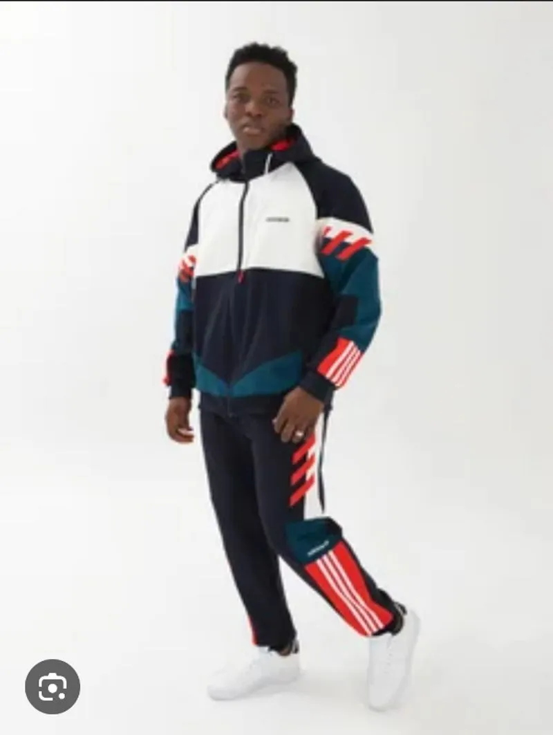 Adidas Hoodie Zipper Retro Colorblock | photo 1