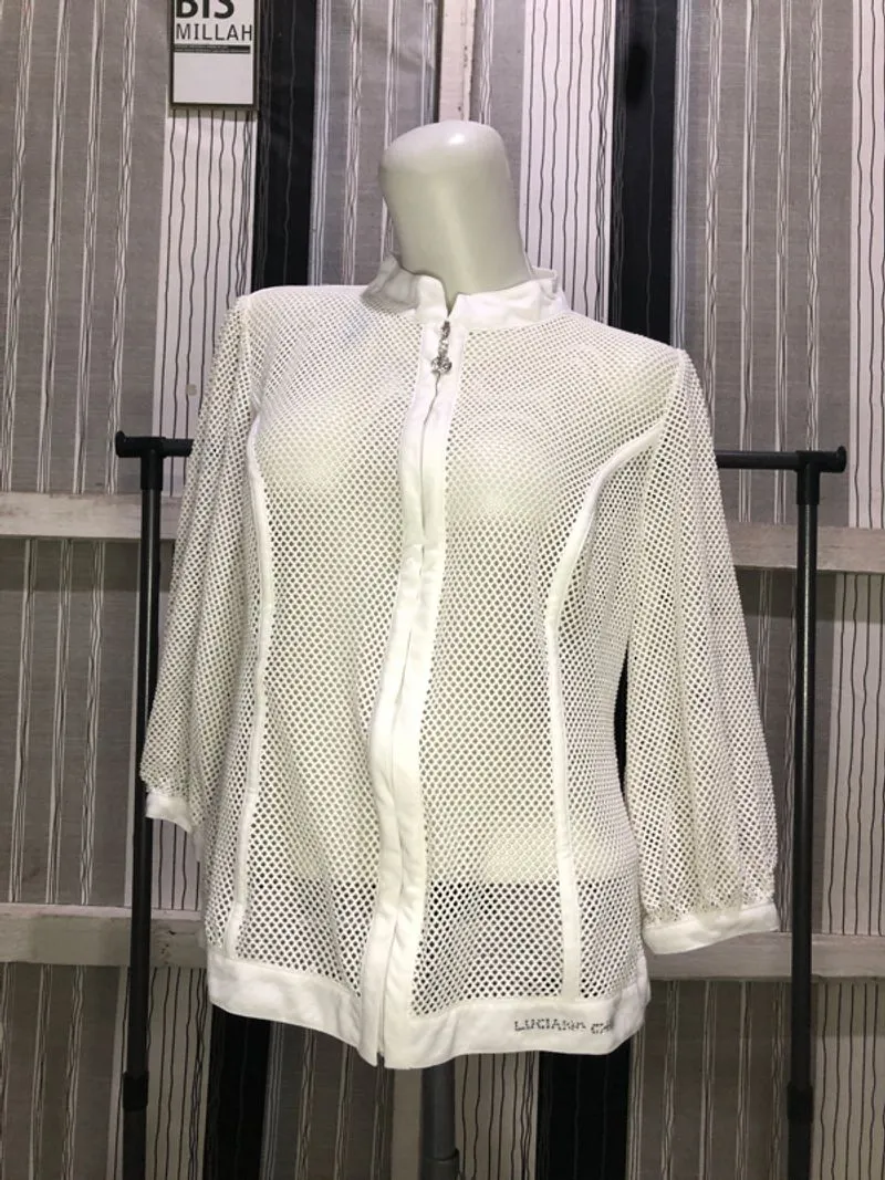 sport wear mesh jacket jaring putih LUCIANO CHOI photo 1