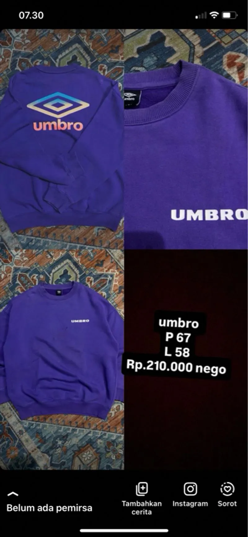 umbro crewneack photo 1