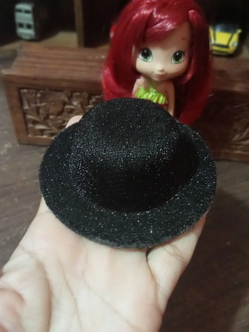 Topi Blink Black Untuk Doll photo 1