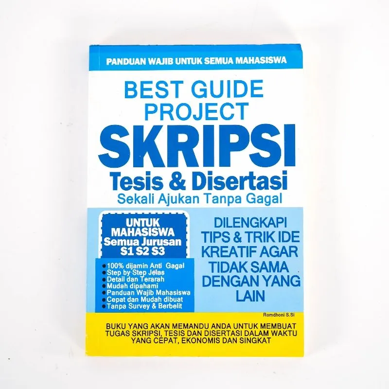 Best Guide Project Skripsi Tesis dan Disertasi  photo 1