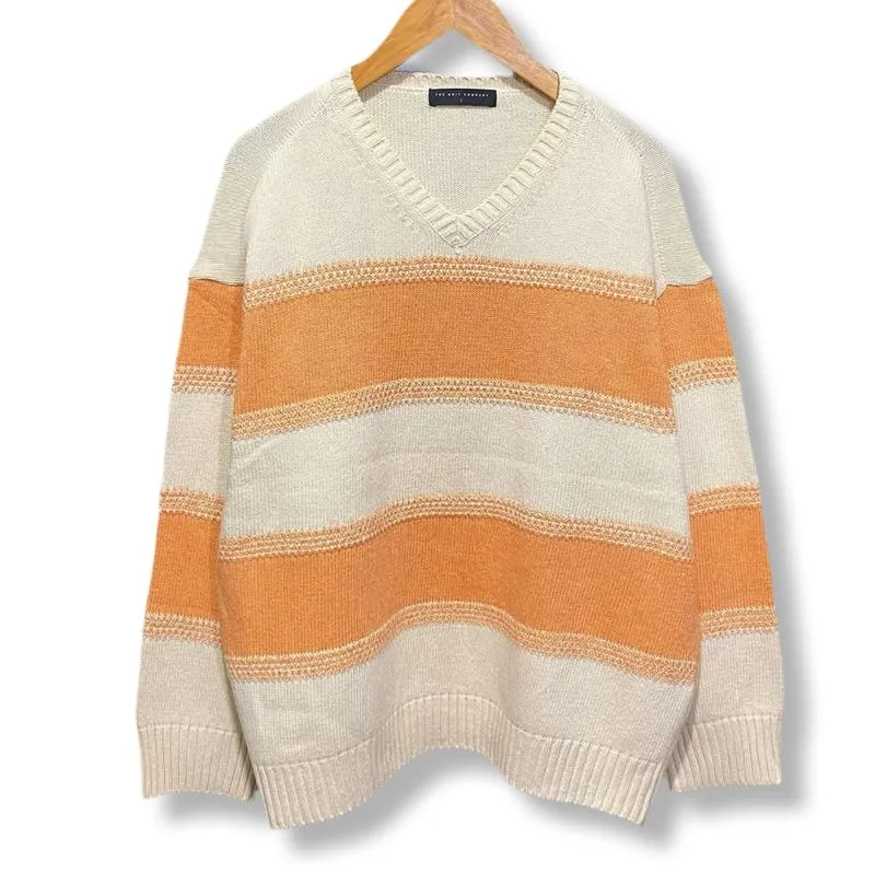 THE KNIT COMPANY KNITWEAR V NECK SWEATER | RAJUT | OUTERWEAR photo 1