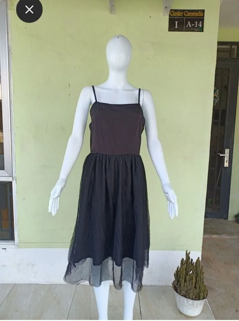 DRESS HITAM LUCU TUTU photo 1