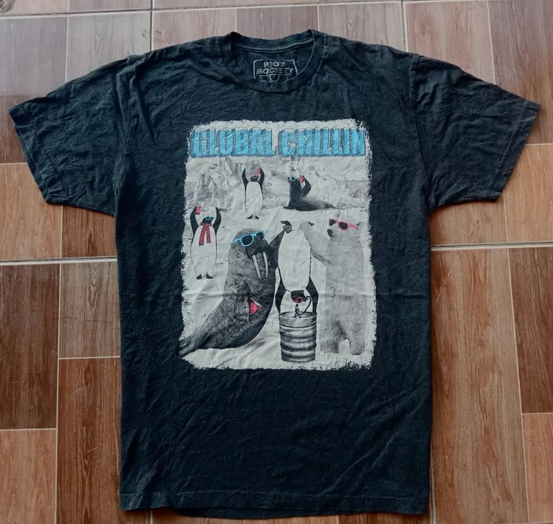 Casual T-shirt Pria gray photo 1