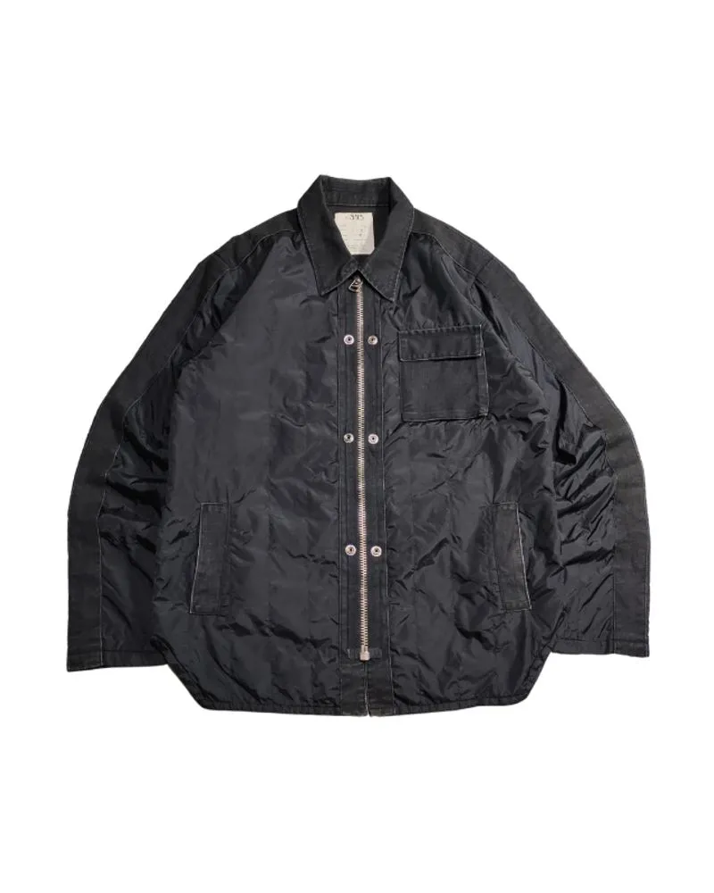 Quilted jacket collar denim no.373 photo 1