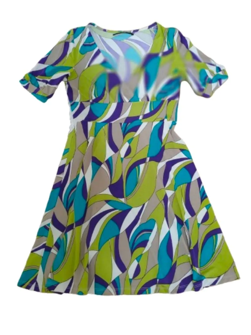 Dress pattern bright color  photo 1