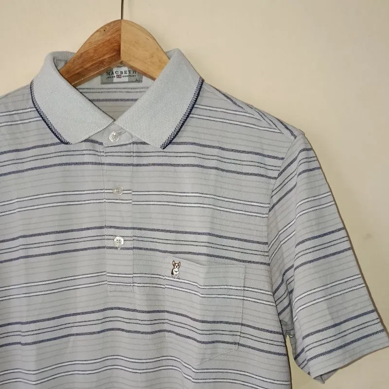 Poloshirt Macbeth Kaos T Shirt Kerah Brand Casual Salur photo 1