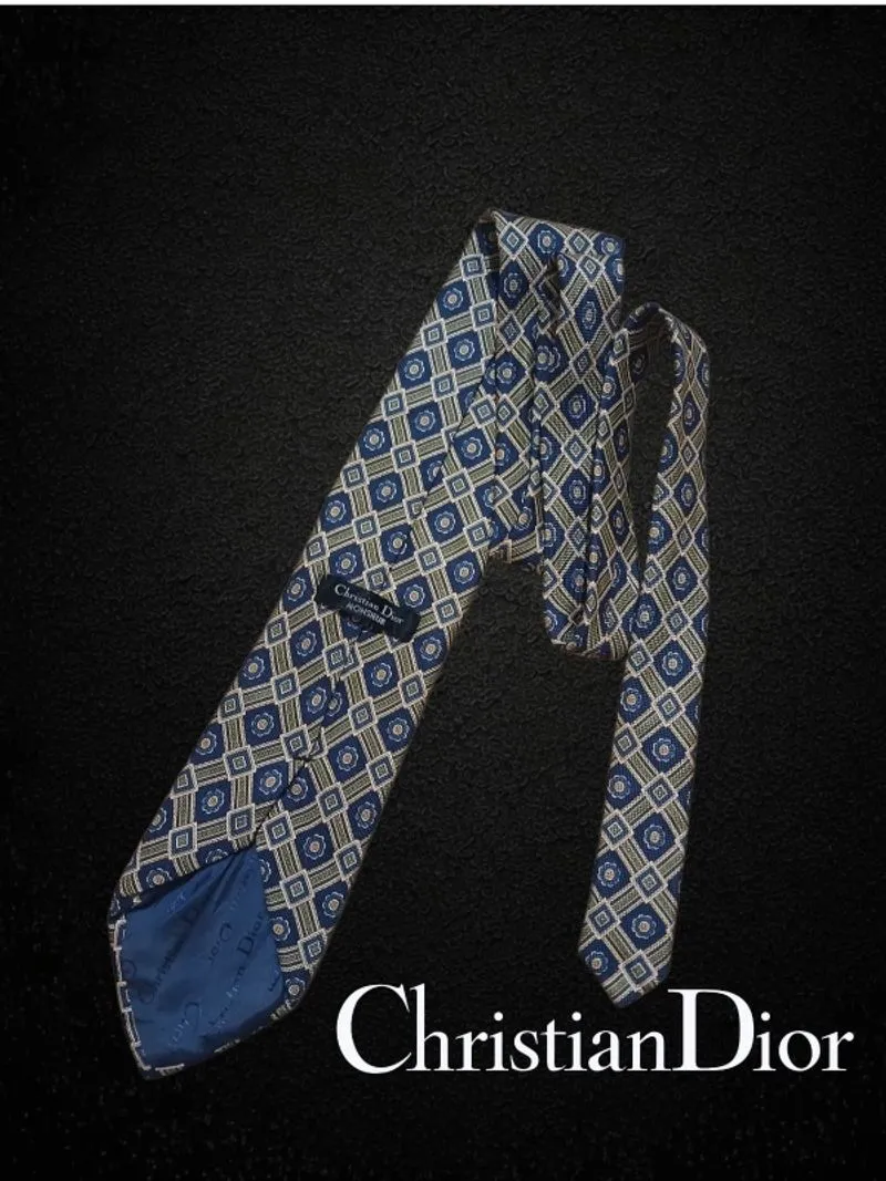 Dassi tie christian dior bahan silk sutra second original photo 1